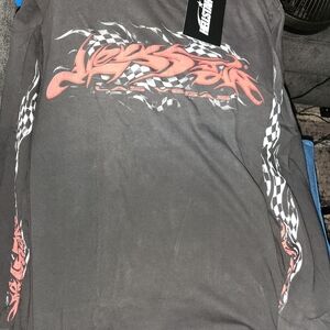 Black Long Sleeve Graphic Tee